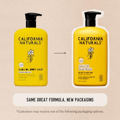California Naturals Glow Oil, espuma suave en la ducha con aroma a mandarina.