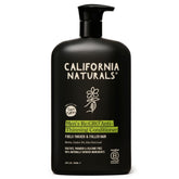 California Naturals Mens Re:GRO conditioner bottle shows vegan formula for all hair types.