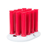 Calista Ion Hot Rollers long set on hair delivering hands-free curls and volume.