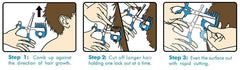 Calming Clipper soft gel finger inserts for customizable fit and comfortable use.