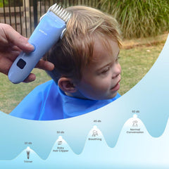 CALMING CLIPPER Step-Up with silent technology reduces anxiety during trims
