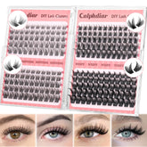Calphdiar wispy lash clusters pack front view for an easy at-home lash upgrade.