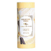Camille Beckman French Vanilla dusting powder adds soft fragrance for all-day comfort.