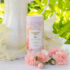 Camille Beckman herbal extracts calm skin after use.