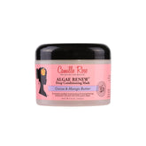 Camille Rose Algae Renew packaging highlighting nourishing ingredients for hair.