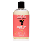 Camille Rose Guava Slip Shampoo botella lista para desenredar y limpiar el cabello