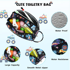 CAMTOP hot air balloon print bag excites kids while packing for adventures.