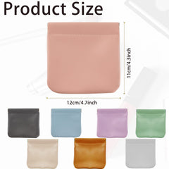 CANIPHA purple pocket cosmetic bag ready to store jewelry and cords.
