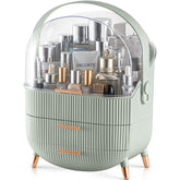 CANITORON makeup organizer sage green front view for organized vanity storage