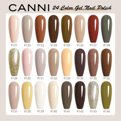 CANNI red glitter bottle shows bold party ready nails with lasting shine