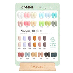 CANNI CC2 gel nail polish bottles color design highlights color view for accuracy