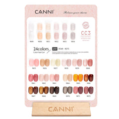 CANNI CC3 Jelly Gel Polish unique bottle design closeup highlighting color-matched bottles