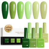 CANNI olive gel nail color bottle for quick spring manicures and precise color visibility.