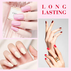 CANNI Pink Gel Nail Polish Set vibrant magenta shade for bold nail art