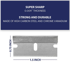 CANOPUS blades are individually wrapped for protection during storage and changes