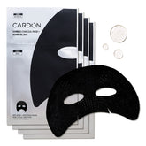 Cardon charcoal face mask top-face application for detox hydration and pore cleansing.