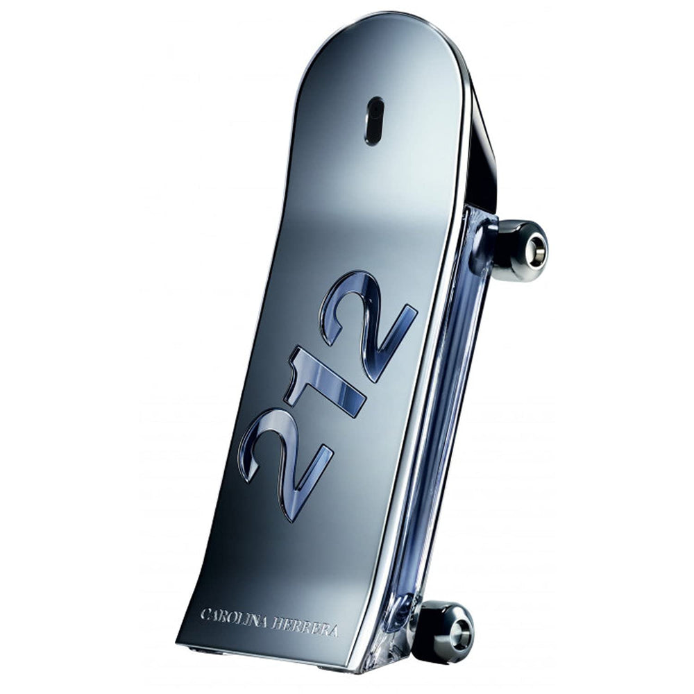 Carolina Herrera 212 Heroes Forever Young bottle features a skateboard-inspired design for street-style confidence.