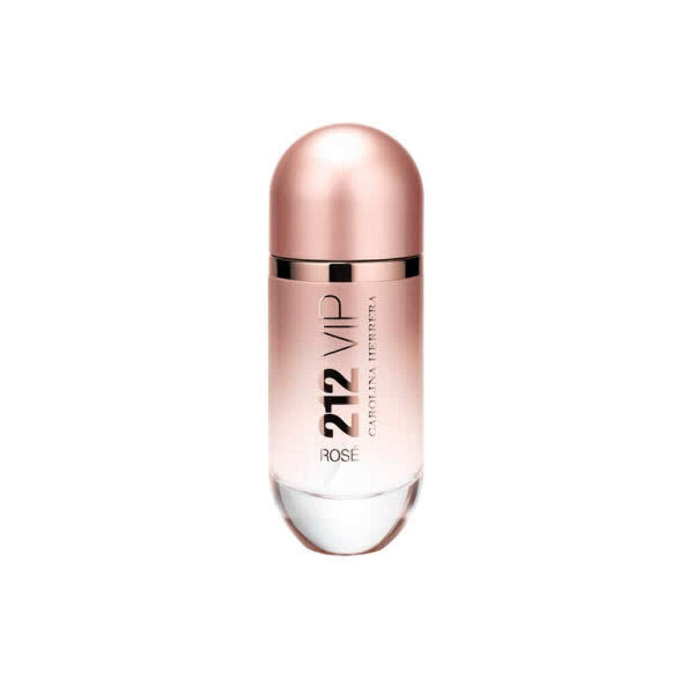 Carolina Herrera 212 VIP Rose bottle front, ideal for evening wear and VIP vibes.