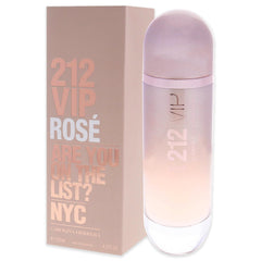 Carolina Herrera 212 VIP Rose spray nozzle closeup emphasizing freshness and refinement