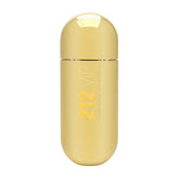 Carolina Herrera 212 VIP Women bottle in matte gold, perfect for nightlife glamour.
