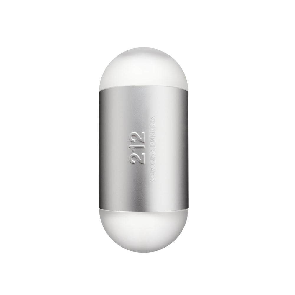 Carolina Herrera 212 NYC fragrance bottle—home display, ideal for daily uplifting scent ritual