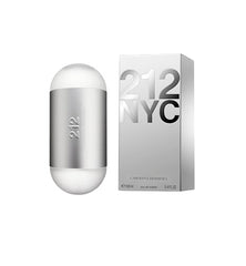 Carolina Herrera 212 NYC fragrance bottle—purse-ready, on-the-go floral freshness for city life