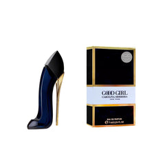 Carolina Herrera Good Girl mini EDP bottle front view for travel-size luxury.