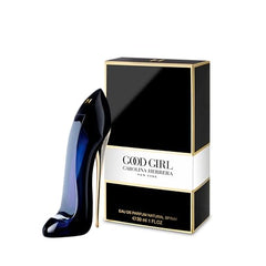 Carolina Herrera Good Girl packaging front signals premium, gift-ready luxury.