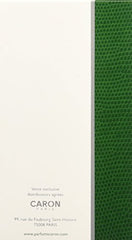 Caron Paris Pour Un Homme brand detail highlights lavender and vanilla notes.