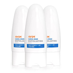 Carpe exfoliating underarm scrub pack with minty freshness for odor protection