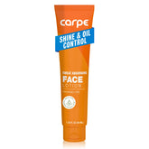 Carpe Sweat Absorbing Face Lotion bottle with matte finish for shine control.