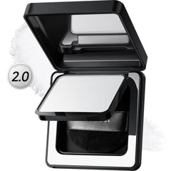 CARSLAN 2.0 Black Magnet soft-focus powder absorbs oil for velvet finish.