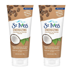 Carter's St. Ives Rise & Energize Scrub pack of 2 bottles front view for energizing mornings