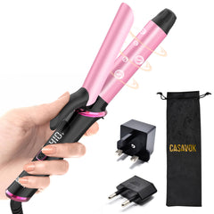 Casavok mini curling iron travel compact for easy packing and quick styling on trips