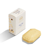 Caswell-Massey Elixir of Love soap highlights jasmine-lavender aroma for a soothing daily cleanse.
