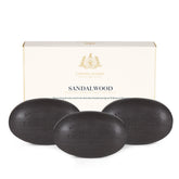 Caswell-Massey sandalwood gift set packaging, ready for gifting.