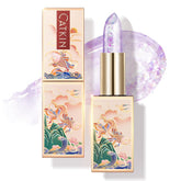 Catkin Lip Balm Amethyst packaging showcases couture case and color-changing technology