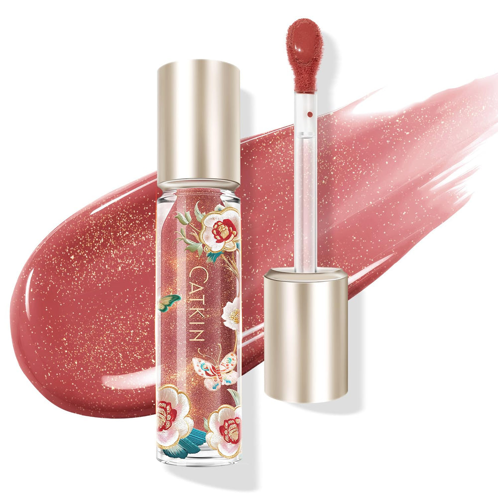 Catkin Brillo Labial Voluminizante Chocolate Ámbar, acabado brillante y volumen visible