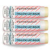 Cattle Creek Mercantile tallow lip balm packaging highlighting natural, convenient multi-pack