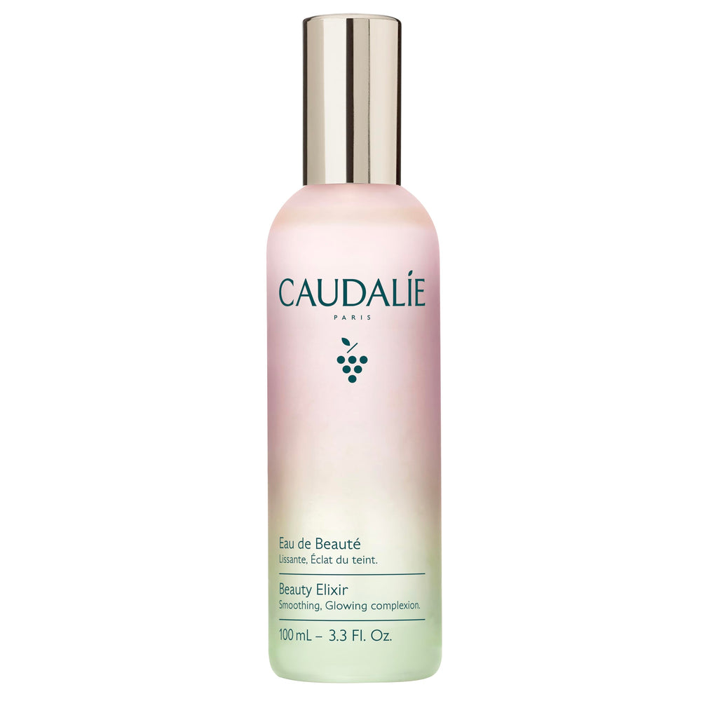 Caudalie Beauty Elixir bottle spritz for radiant skin.