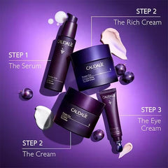 Caudalie Premier Cru Rich Cream being applied to skin for barrier support