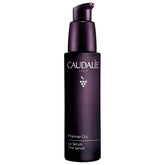 Caudalie Premier Cru serum bottle with pump for instant hydration and smoothing.