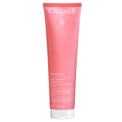 Caudalie VinoHydra pump bottle cleanses with gentle hydration.