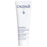 Caudalie Vinoperfect peel-mask application close-up shows easy brush-on brightening.