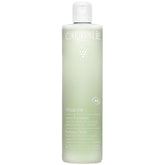 Caudalie Vinopure toner bottle on bathroom counter for oil control.
