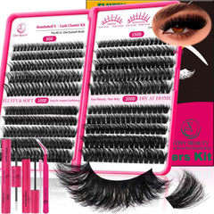 CCODDY Bombshell X dense fluffy lashes for dramatic volume and open eyes