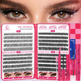 CCODDY Waltz Lash Clusters Pack offers a complete DIY kit for salon-like lash results.
