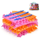 CEKEME heatless curlers closeup shows gentle spiral design for soft waves