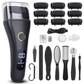 Celepen electric foot file cordless design for convenient at-home pedicures