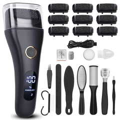 Celepen electric foot file cordless design for convenient at-home pedicures